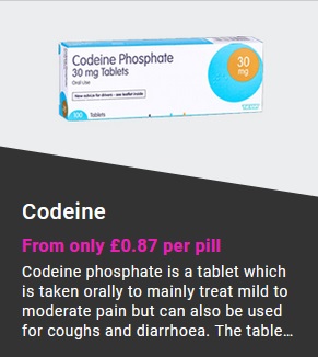 Buy codeine online - Codeine phosphate 30 mg